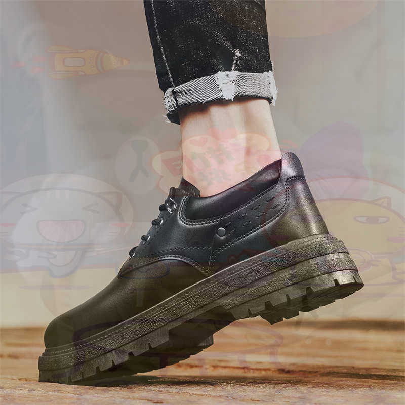 Luxury Lifestyle Gifts - Dark Natural Leather Fashion Trainers Tennis