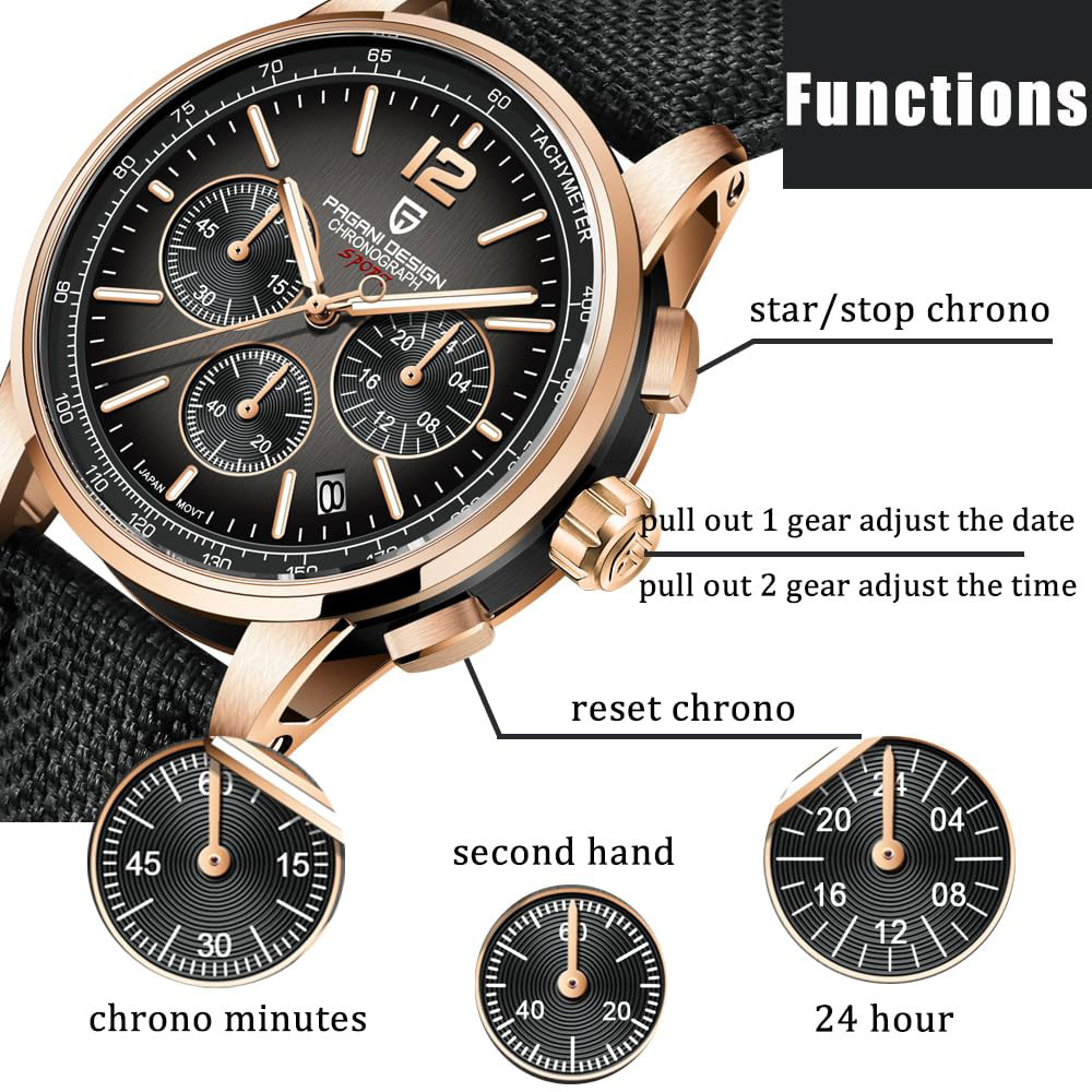 PAGANI DESIGN New Mens Watch 4 - Luxury Lifestyle Products ulasan dan harga