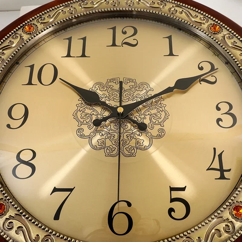 Luxury Wood Wall Clock Metal R - Luxury Lifestyle Gifts ulasan dan harga